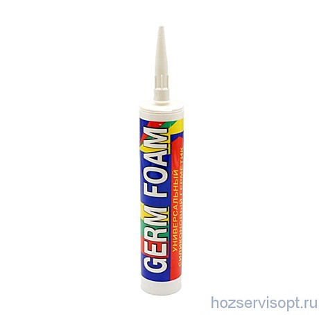 Герметик универсальный GemFoam прозрачный, белый 280мл.