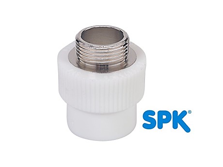 Муфта комб.D32*1/2 НР  Meer Plast
