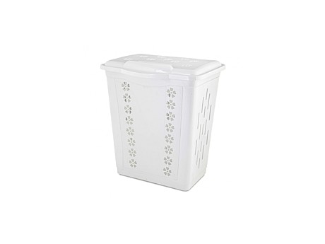Корзина для белья 60л (белая)