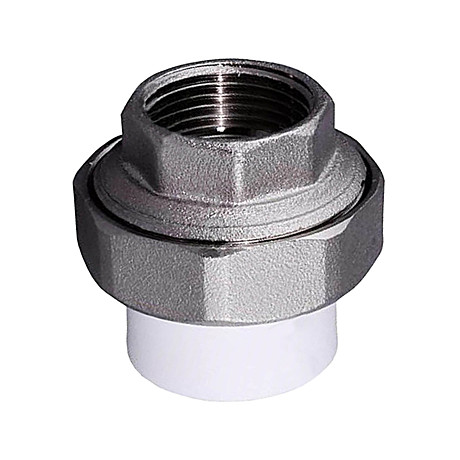 Муфта комб.разъём.D25*1 ВР,бел JAKKO 