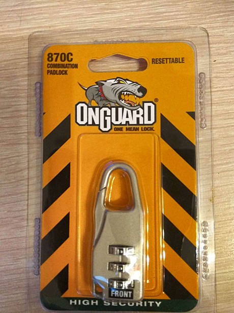 Замок навесной  ВС  OnGuard кодовый №870