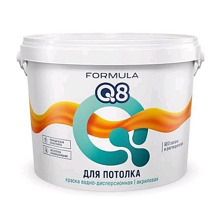 Краска В/Д FORMULA Q8 д/потол белоснежная 5кг