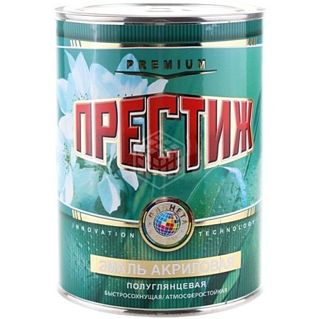Эмаль  акрил. п\гл СЕРАЯ (0,9)